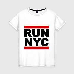 Женская футболка Run NYC