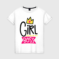 Женская футболка Girl Boss