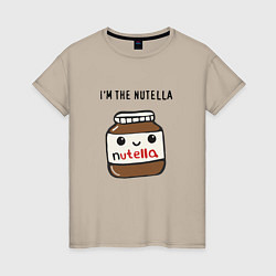 Женская футболка Нутелла