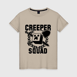Женская футболка Creeper Squad