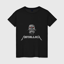 Женская футболка Metallica scool