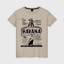 Женская футболка Havana Cuba