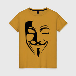 Женская футболка Vendetta Mask