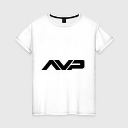 Женская футболка AVP: White Style