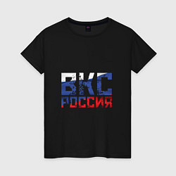 Женская футболка ВКС Россия