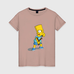 Женская футболка Bad Bart
