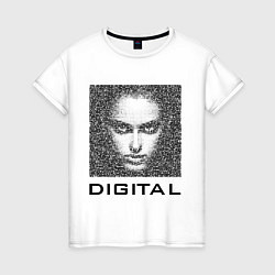 Женская футболка Digital