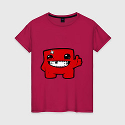 Женская футболка Super Meat Boy