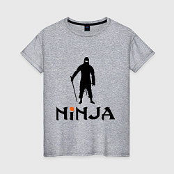 Женская футболка Black Ninja