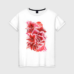 Женская футболка Цветущие азалии