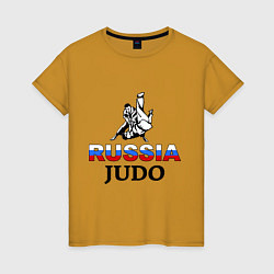 Женская футболка Russia judo