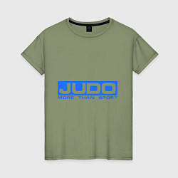 Женская футболка Judo: More than sport