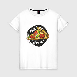 Женская футболка Hot Pizza