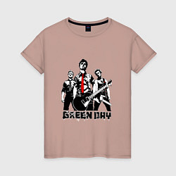 Женская футболка Группа Green Day