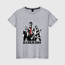 Женская футболка Группа Green Day