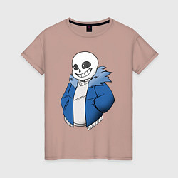 Женская футболка Sans