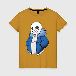 Женская футболка Sans