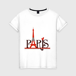 Женская футболка Glamour Paris