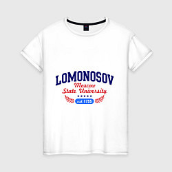 Женская футболка Lomonosov MSU