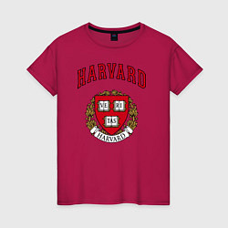 Женская футболка Harvard university