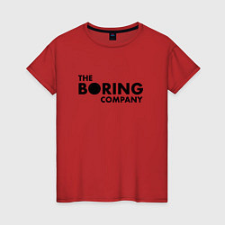 Женская футболка The boring company