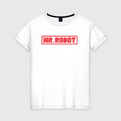 Женская футболка MR ROBOT