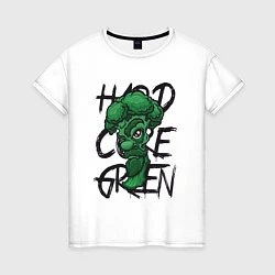 Женская футболка Broccoli Hardcore Green