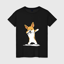 Женская футболка Даб собака