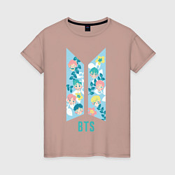 Женская футболка BTS Army Floral