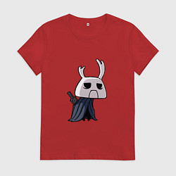 Футболка хлопковая женская Hollow Knight, цвет: красный