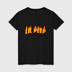 Женская футболка Lil Peep: Hell Flame