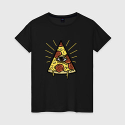Женская футболка Божественная пицца