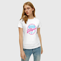 Футболка хлопковая женская San Junipero 1987, цвет: белый — фото 2