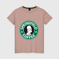 Женская футболка Springfield Coffee