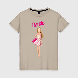 Женская футболка Барби на прогулке