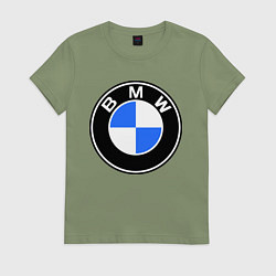 Женская футболка Logo BMW