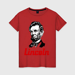 Женская футболка Abraham Lincoln