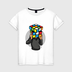 Женская футболка Головоломка Рубика
