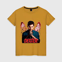 Женская футболка Dexter: Blooded wings