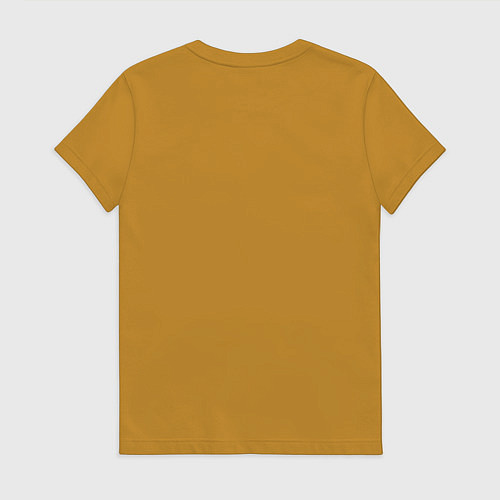 Женская футболка Иероглиф: любовь / Горчичный – фото 2