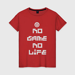 Женская футболка No game No life