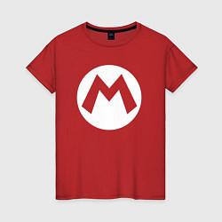 Женская футболка Символ Марио