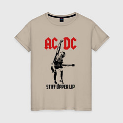 Женская футболка AC/DC: Stiff Upper Lip