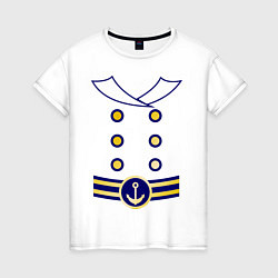 Женская футболка Сюртук моряка