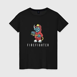 Женская футболка Firefighter