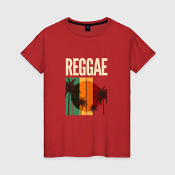 Женская футболка Reggae