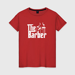 Женская футболка The Barber Godfather