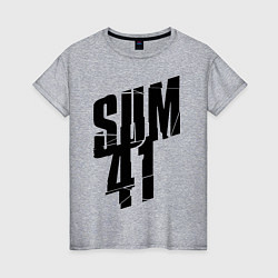 Женская футболка Sum Forty One