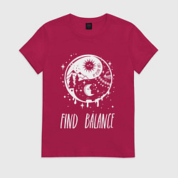 Женская футболка Find Balance