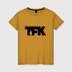 Женская футболка TFK: Black Logo